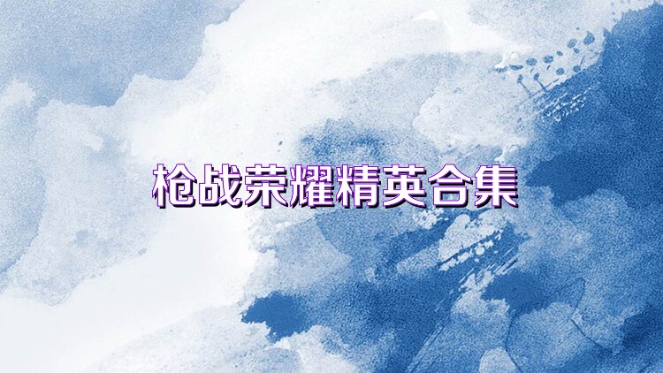 槍戰(zhàn)榮耀精英合集