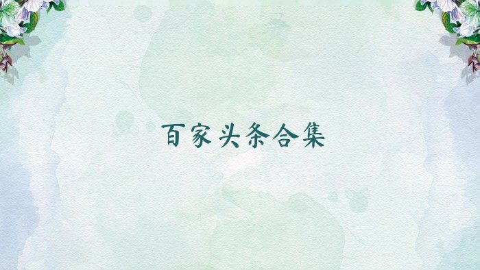 百家頭條合集