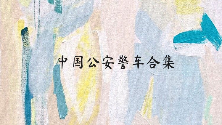 中國公安警車合集