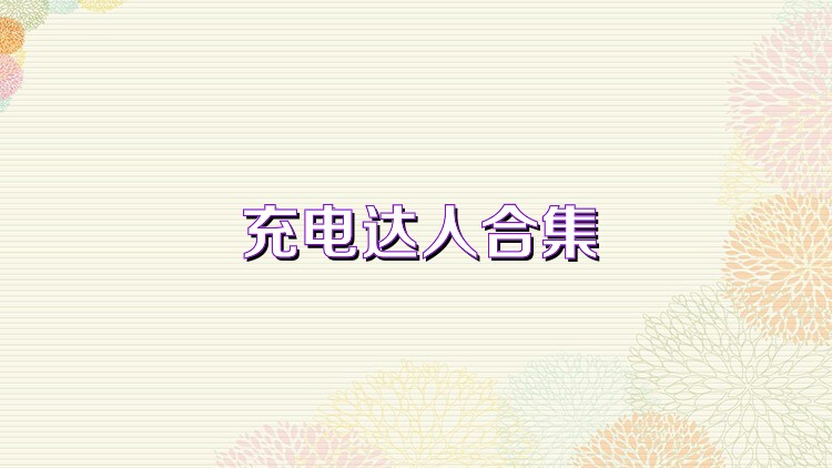充電達(dá)人合集