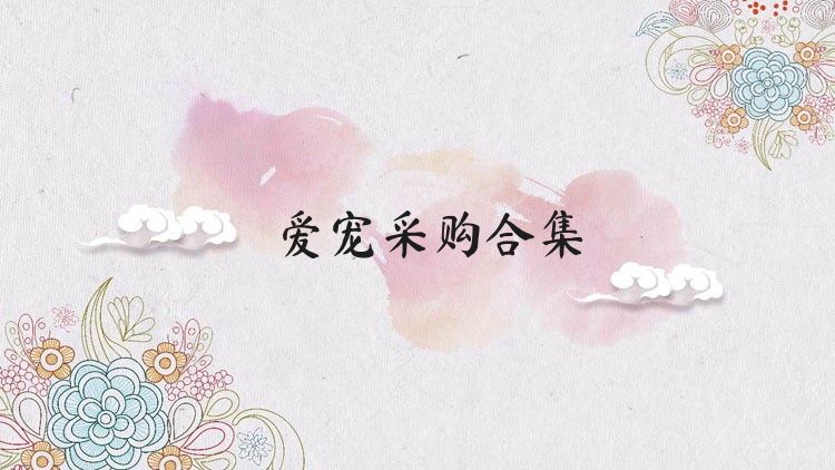 爱宠采购合集