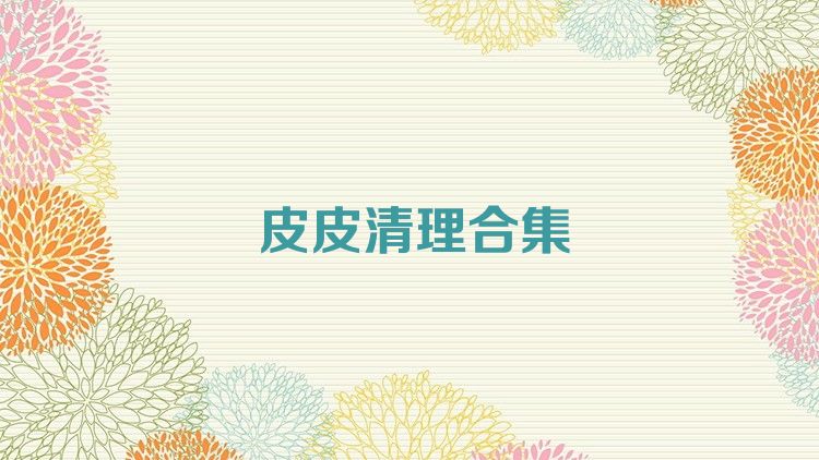 皮皮清理合集