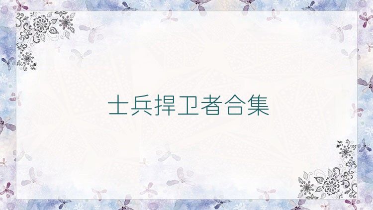 士兵捍卫者合集