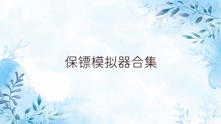 保镖模拟器合集