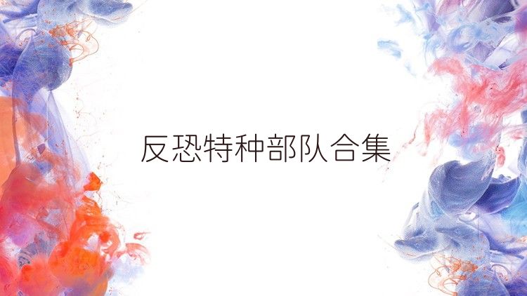 反恐特种部队合集
