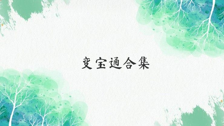 变宝通合集