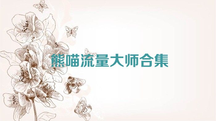 熊喵流量大师合集