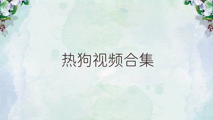 热狗视频合集