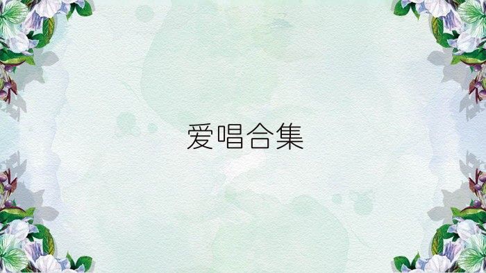 爱唱合集