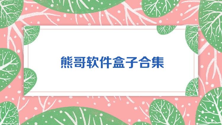 熊哥软件盒子合集