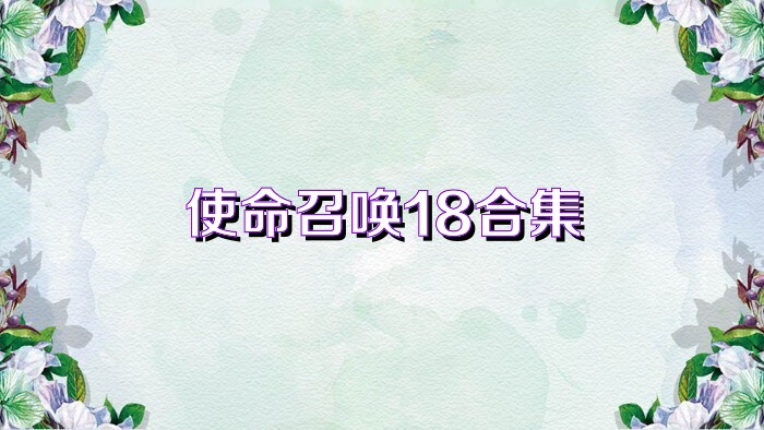 使命召唤18合集